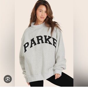 PARKE x SET Active Limited Edition Reversible Varsity Mockneck Sweatshirt